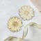 32 Pack Wood Flower Cutouts Unfinished Wooden Flower Hanging Ornaments DIY Flower Craft Gift Tags for Thanksgiving Christmas Home Party Decoration Craft Project